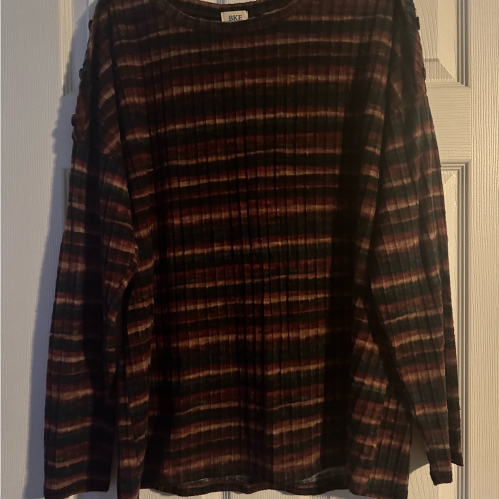 BKE Striped Long Sleeve Top